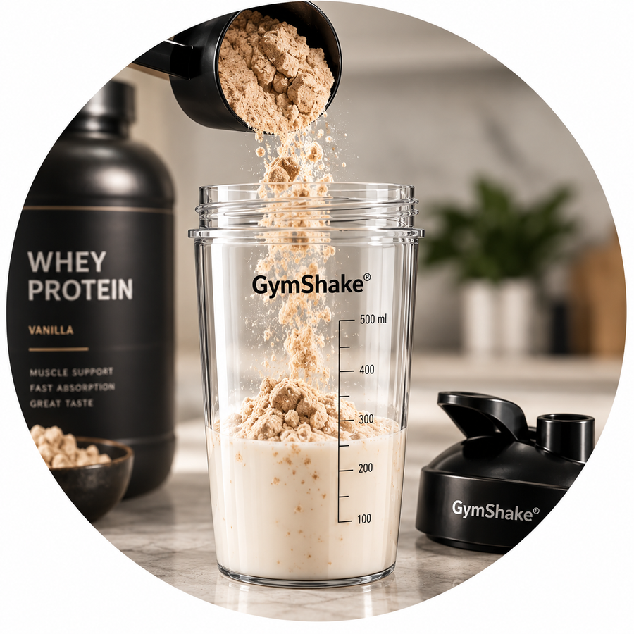Add your ingredients to GymShake