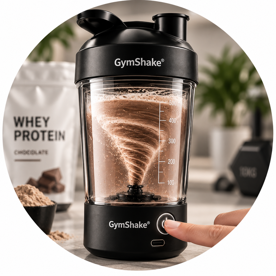 Press and mix with GymShake